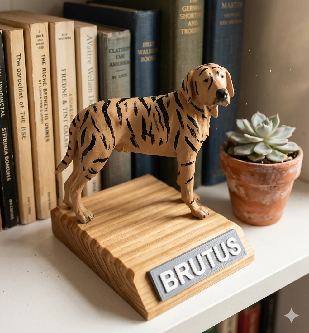 Brutus - dachshund figurine