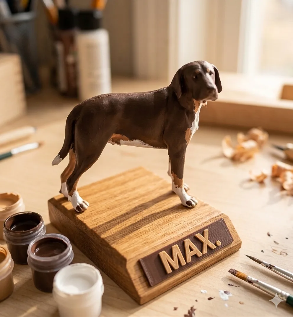 Max - pointer figurine