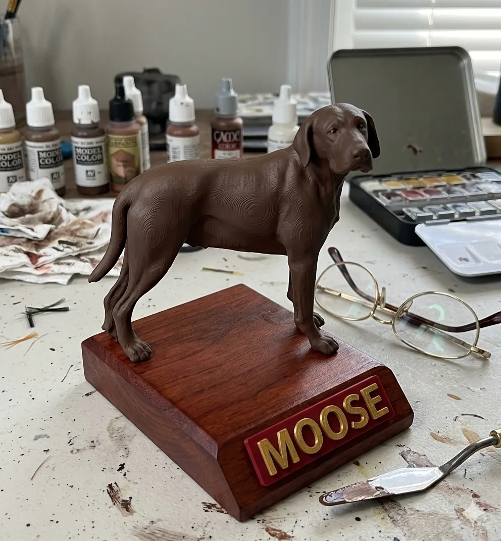 Moose figurine